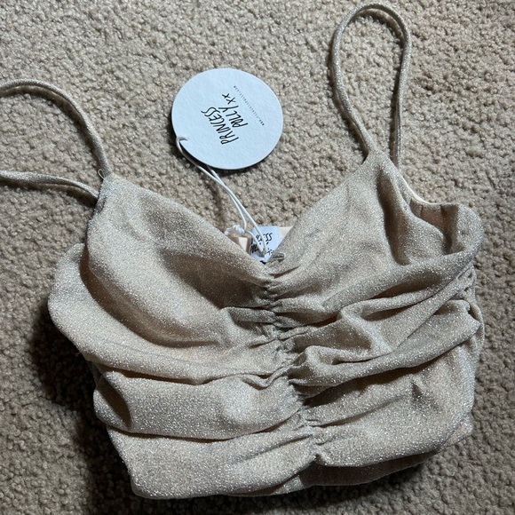 Gigi glitter top Princess Polly - Picture 2 of 4